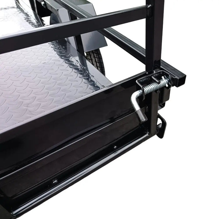 TMG Industrial 4’ x 6’ Single Axle Utility Trailer, 1580 Lb Payload Capacity, Robust Construction, 2” Coupler, TMG-UT46