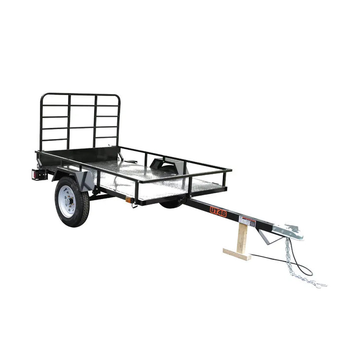 TMG Industrial 4’ x 6’ Single Axle Utility Trailer, 1580 Lb Payload Capacity, Robust Construction, 2” Coupler, TMG-UT46