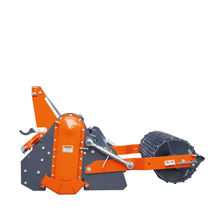 TMG Industrial 48" Stone Burier Rotary Tiller, 3-Point Hitch, Category 1 Hookup, 25-50 HP Tractors, PTO Shaft Included, 2-1/2" Stone Capacity, TMG-TSB48 (Discontinued)