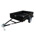 TMG Industrial 5’ x 7’ Single Axle Utility Trailer, 2090 Lb Payload Capacity, Robust Construction, Powder Coated, LED Lights, Compact Size, 2” Coupler, TMG-UT57