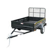 5’ x 7’ Single Axle Utility Trailer w/Ramp, 2090 Lb Payload Capacity, Robust Construction, Powder Coated, LED Lights, Compact Size, 2" Coupler, TMG-UT57R