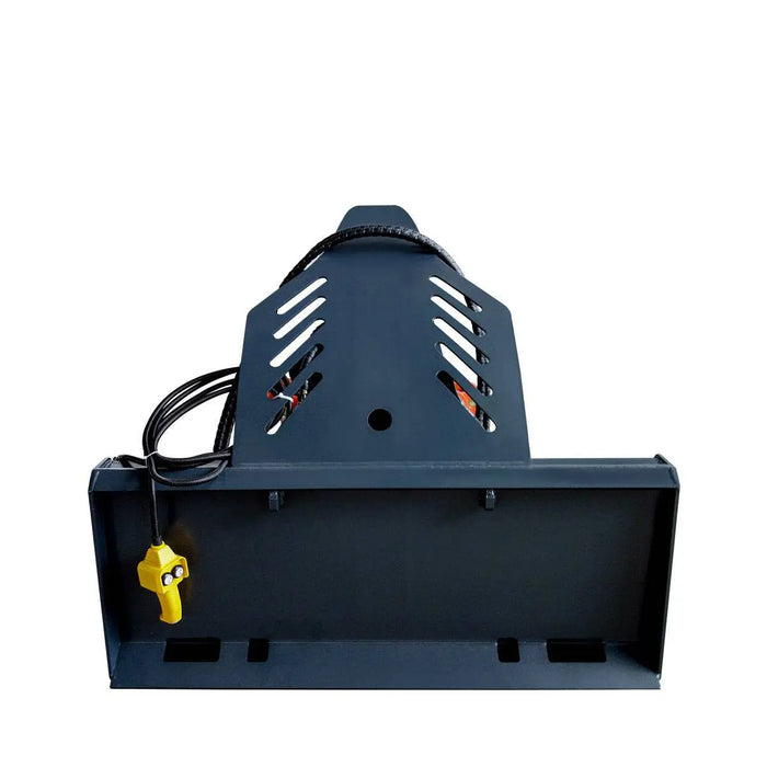 TMG Industrial 50" Skid Steer Rotary Log Grapple, 360° Rotation, 12V Solenoid Control Valve, 4500 LB Capacity, TMG-SLG49 (Discontinued)