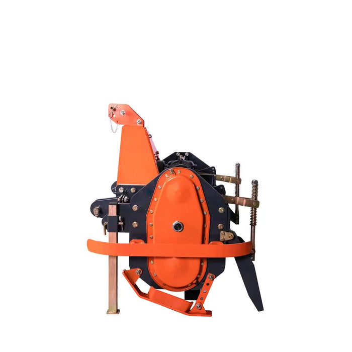 TMG Industrial 55” 3-Point Hitch Rotary Tiller, 30-40 HP Compact Tractor, 6” Tilling Depth, PTO Shaft Included, Category 2 Hookup, TMG-RT135