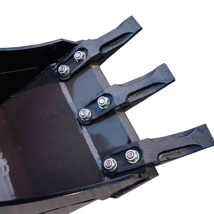 TMG Industrial 6-FT 3-Point Hitch Swing Backhoe Attachment, 12” Bucket Included, 20-65 HP Tractor, 97” High Reach, Category 1 & 2 Hookups, TMG-TBH72