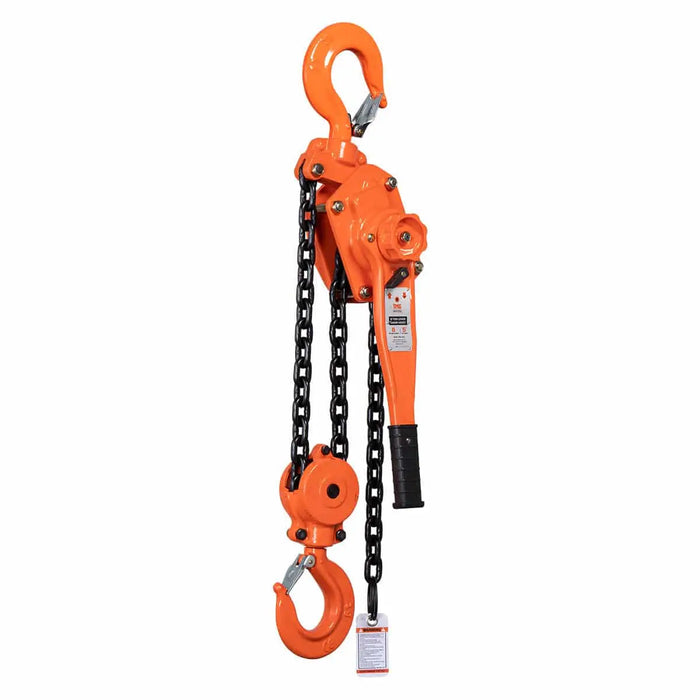 TMG Industrial 6 Ton 5' Lift Lever Chain Hoist, Twin Pawl Brakes, ASME B30.21, TMG-AHL6