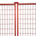 TMG Industrial 6’ x 10’ Temporary Construction Fence Panel w/Top Clips & Base Feet, Premium PVC Coating, TMG-FMC29