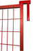 TMG Industrial 6’ x 10’ Temporary Construction Fence Panel w/Top Clips & Base Feet, Premium PVC Coating, TMG-FMC29