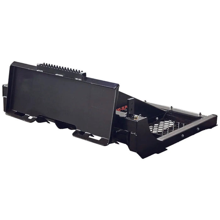 TMG Industrial 60” Skid Steer Land Plane, Adjustable & Reversible Scarifier Teeth, Bolt-On Cutting Blades, Removable Sift Screen, TMG-SLP60