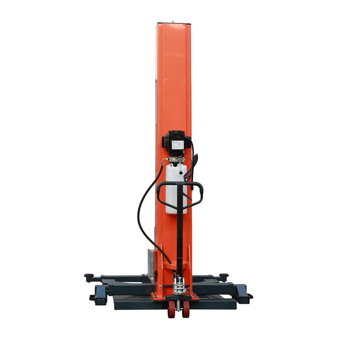 TMG Industrial 6000 LB Portable Single Post Auto Lift, 72'' Lifting Height, Low Profile Jack, CETL certified Pump, TMG-ALSP60