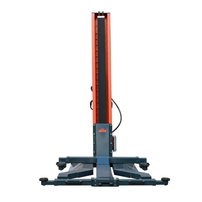 TMG Industrial 6000 LB Portable Single Post Auto Lift, 72'' Lifting Height, Low Profile Jack, CETL certified Pump, TMG-ALSP60