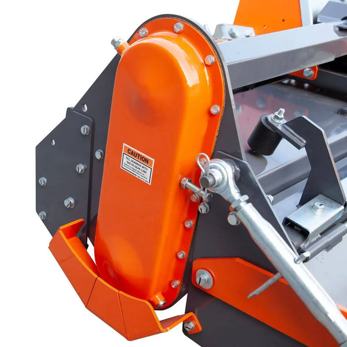 TMG Industrial 65" Stone Burier Rotary Tiller, 3-Point Hitch, Category 1 and 2 Hookup, 35-60 HP Tractors, PTO Shaft Included, 2-1/2" Stone Capacity, TMG-TSB65 (Discontinued)