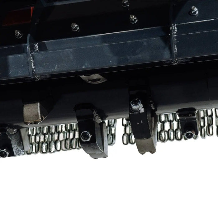 TMG Industrial 70” Forestry Brush Mulcher, Category 2 Hookup, Widia Cutting Teeth, 70-110 HP Tractors, 3-PTO Shaft Included, TMG-TMB72