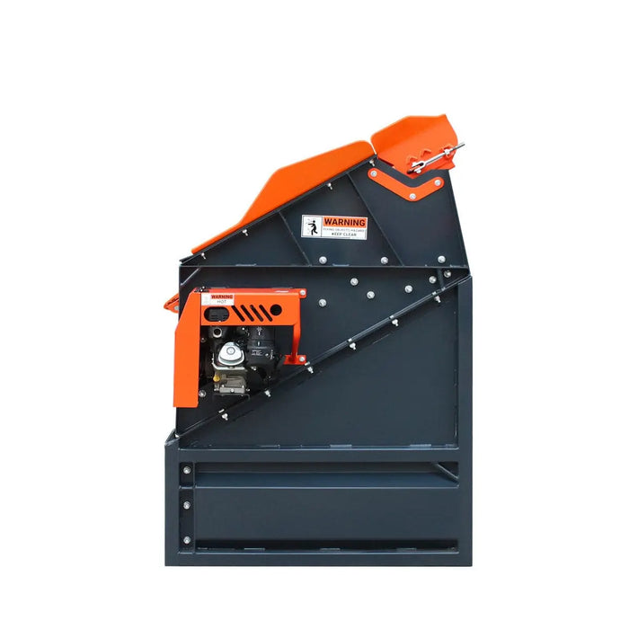 TMG Industrial 70” Vibratory Topsoil Rock Screen, 5.5 HP Kohler Engine, Cantilever Leaf-Springs, 30° Screen Deck, TMG-RSV70G