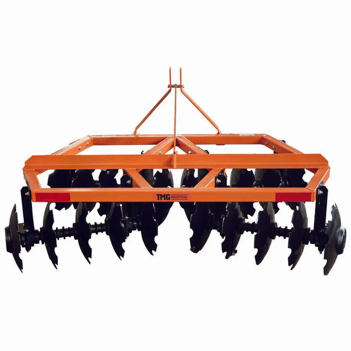 TMG Industrial 72” Notched Disc Harrow, 3-Point Hitch, Cat 1 Hook-up, 25-45 HP Tractors, TMG-TDH06