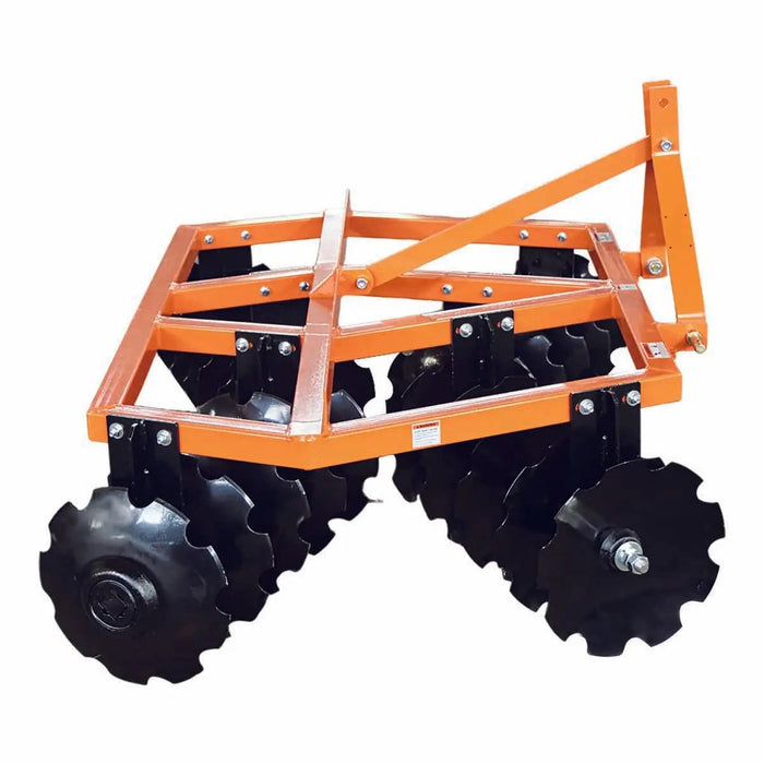 72" Notched Disc Harrow, 3-Point Hitch, Cat 1 Hook-up, 25-45 HP Tractors, TMG-TDH06