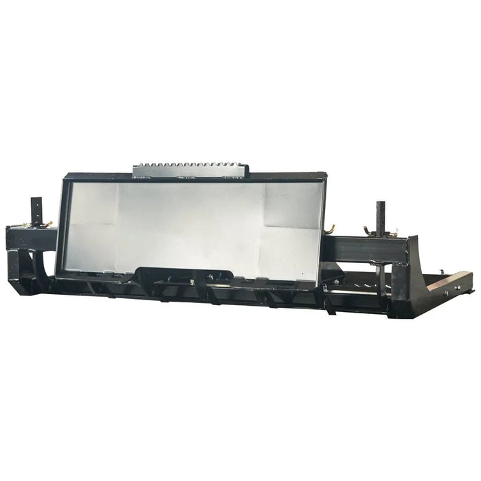 TMG Industrial 72” Skid Steer Land Plane, Adjustable & Reversible Scarifier Teeth, Bolt-On Cutting Blades, Removable Sift Screen, TMG-SLP70