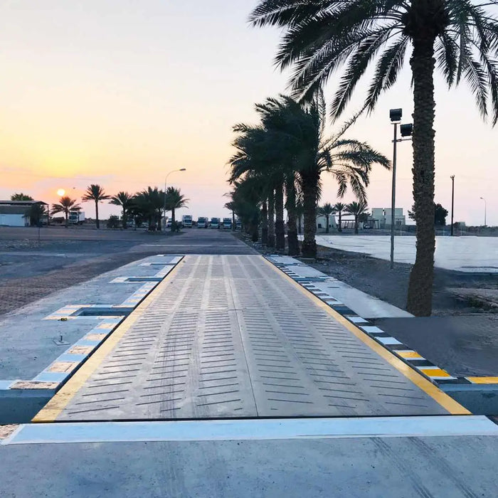TMG Industrial 80 ton Weighbridge Truck Scale, -35℃ to +70℃, 10’ x 56’ (W x L), High-Quality Steel, U-Shape Beam Design, 120% Safe Overload, TMG-FST80