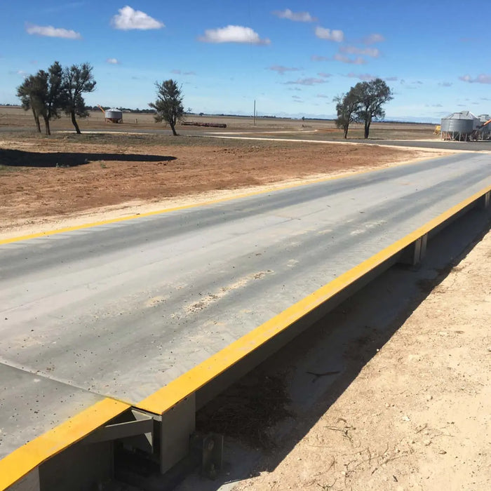 TMG Industrial 80 ton Weighbridge Truck Scale, -35℃ to +70℃, 10’ x 56’ (W x L), High-Quality Steel, U-Shape Beam Design, 120% Safe Overload, TMG-FST80