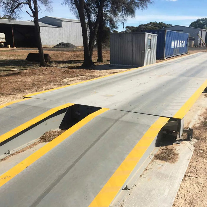 TMG Industrial 80 ton Weighbridge Truck Scale, -35℃ to +70℃, 10’ x 56’ (W x L), High-Quality Steel, U-Shape Beam Design, 120% Safe Overload, TMG-FST80