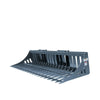 84" Skid Steer Rock Skeleton Bucket Attachment, Solid Steel, Universal Mount, 4" Tine Spacing, 45-70 HP, TMG-SB84