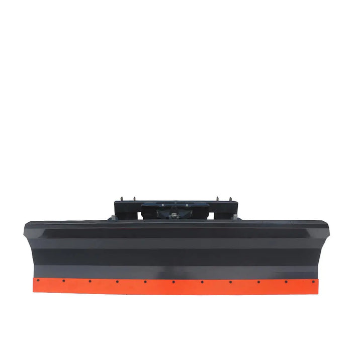 TMG Industrial 94” Skid Steer Dozer Blade/Snow Plow Pusher, 30° Left & Right, Bolt-On Cutting Edge, Adjustable Skid Shoes, Universal Quick Mount, TMG-DB94