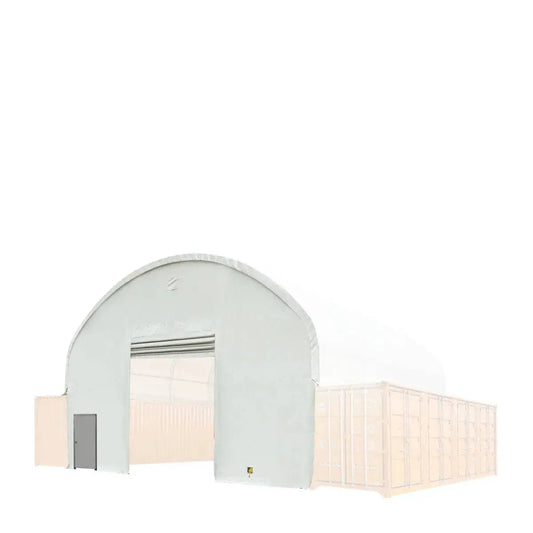 TMG Industrial Front End Wall Kit, Compatible with TMG-DT4041C and DT4041CF container shelters installed with the high cube containers (9’6”), TMG-DT40FW9V