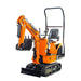TMG Industrial Kohler Powered Mini Compact Excavator, Eaton Hydraulic Motor, 360° Rotation, 11" Bucket Included, TMG-MVE09K