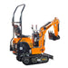 TMG Industrial Kohler Powered Mini Compact Excavator, Eaton Hydraulic Motor, 360° Rotation, 11" Bucket Included, TMG-MVE09K
