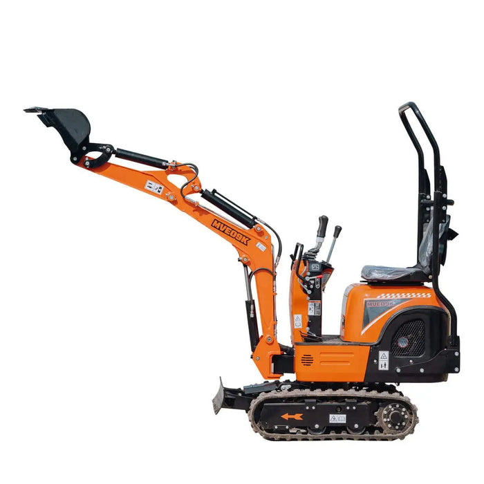TMG Industrial Kohler Powered Mini Compact Excavator, Eaton Hydraulic Motor, 360° Rotation, 11" Bucket Included, TMG-MVE09K