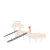 Log Loading Ramp Kit for Sawmill Trailer PSM27, Mast/Boom, 178 cm Ramp Length, 1724-lb Load Capacity, TMG-PSM27-Lramp