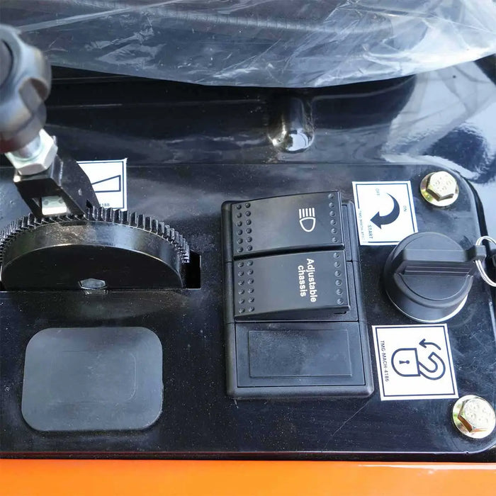 TMG Industrial Mini Compact Excavator, 15 HP Air-Cooled Engine w/EPA Certification, 61-½” Max. Digging Depth, 1900 Lb Operating Weight, TMG-MVE08