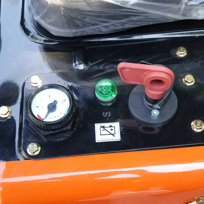 TMG Industrial Mini Compact Excavator, 15 HP Air-Cooled Engine w/EPA Certification, 61-½” Max. Digging Depth, 1900 Lb Operating Weight, TMG-MVE08