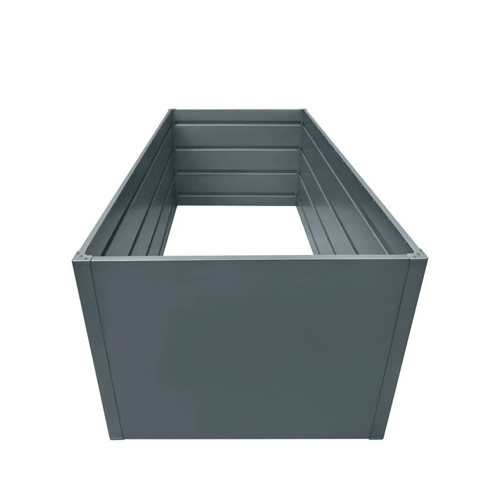TMG Industrial Rectangular Metal Raised Garden Bed, 79” Bed Planting, Garden Planter, Galvanized & Powder Coated, TMG-MGB79