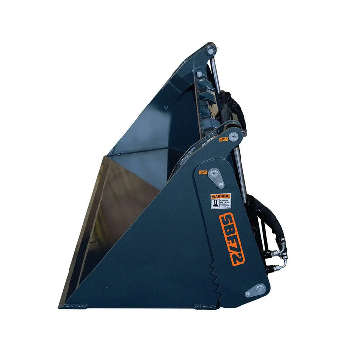 TMG Industrial Skid Steer 4-in-1 Bucket, 30” Maximum Opening, 1545 Lb Load Capacity, TMG-SBF72