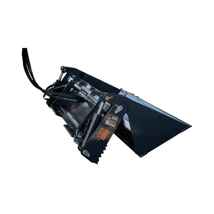 TMG Industrial Skid Steer 4-in-1 Bucket, 30” Maximum Opening, 1545 Lb Load Capacity, TMG-SBF72