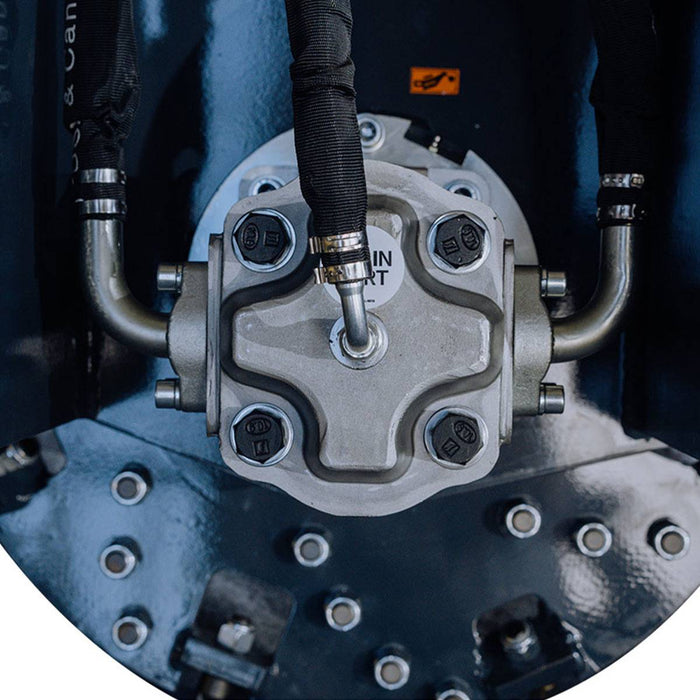 Skid Steer Stump Grinder, 24" Rotor Size, 7" Cutting Below Ground, Steel Carbide Teeth, TMG-SSG25