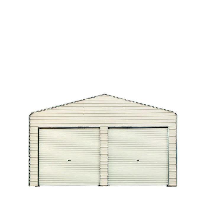 TMG Industrial Steel Carport Add-On Package Kit, Front Wall w/Roll Up Doors & Back Wall, TMG-CP2000-RD110 (Not available for online purchase)
