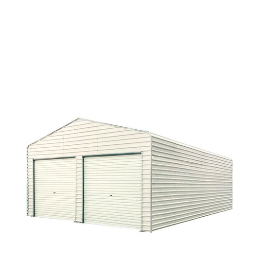 TMG Industrial Steel Carport Add-On Package Kit, Front Wall w/Roll Up Doors & Back Wall, TMG-CP2000-RD110 (Not available for online purchase)