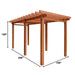 TMG LIVING 10' x 20' Wood Grain Aluminum Pergola, TMG-LPA20