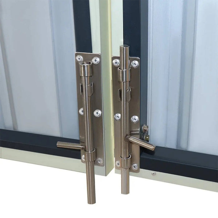 TMG Industrial 26’ x 30’ Metal Garage Shed with 9’ High Double Front Doors, 14’ Peak Height, Side Entry Door, 780 Sq-Ft Floor Space, TMG-MS2630