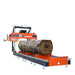 TMG Industrial 36” Portable Sawmill, 21 HP Honda V-Twin Engine, 13’ Log Length, 4-Post Carriage with Saw Head Anti-tip Self-locking, TMG-PSM36