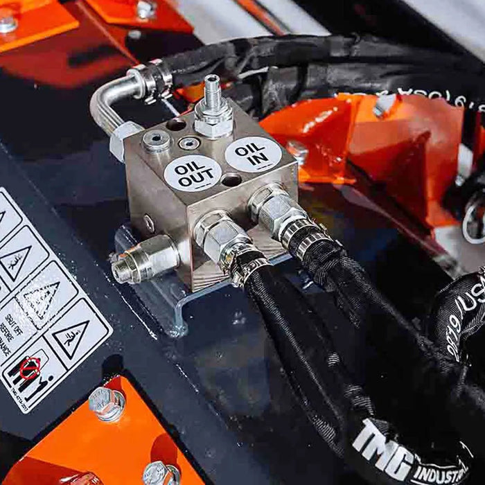 TMG Industrial 72” Hydraulic Skid Steer Flail Mower, TMG-SFM72