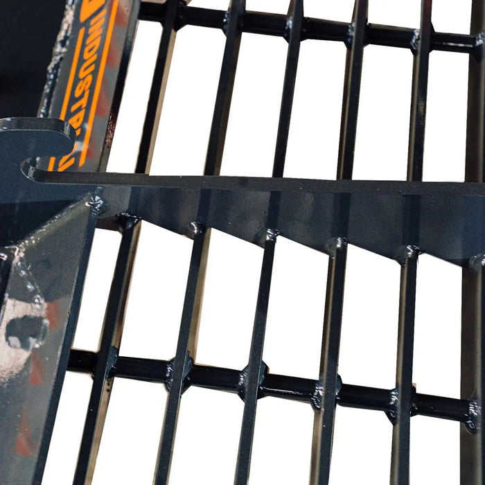 TMG Industrial 72” Skid Steer Land Plane, 6 Adjustable Ripper Teeth, Reversible Planer Comb, Grading, Spreading & Leveling, TMG-SLP72