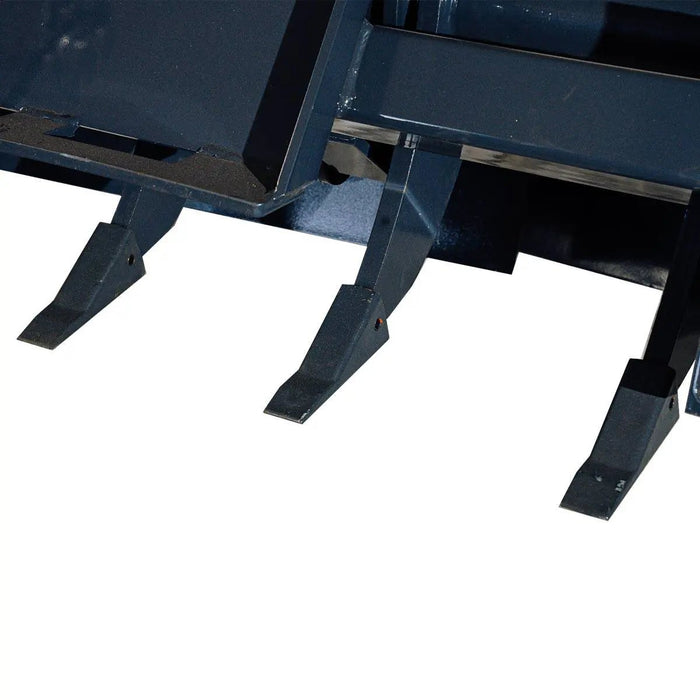 TMG Industrial 72” Skid Steer Hydraulic Land Plane Scarifier, 8 Hydraulic Adjustable Ripper Teeth, Reversible Planer Comb, Grading, Spreading & Leveling, TMG-SLP75