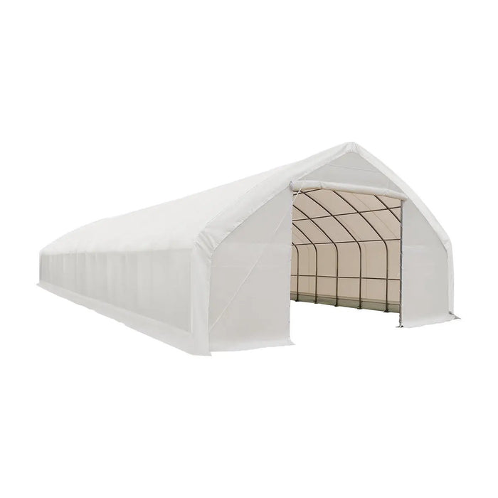 9 x 21 m Straight Wall Peak Ceiling Storage Shelter, 450 GSM PVC Cover TMG-ST3072V (Previously ST3070V) TMG Industrial AU