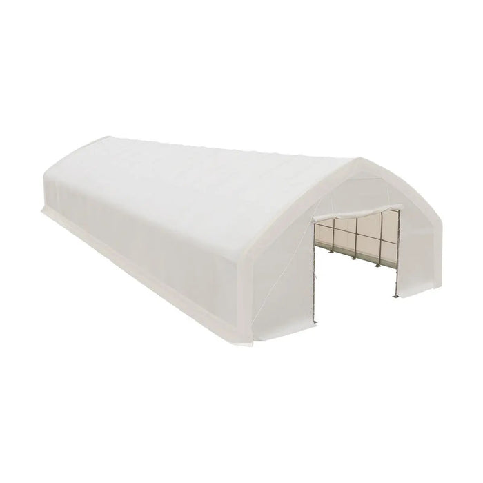 9 x 21 m Straight Wall Peak Ceiling Storage Shelter, 450 GSM PVC Cover TMG-ST3072V (Previously ST3070V) TMG Industrial AU