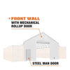 Front End Wall Kit, Compatible with ST3041CE, ST3041CV and ST3041CVF container shelters installed with the standard height containers (8’6”), TMG-ST30FW8V