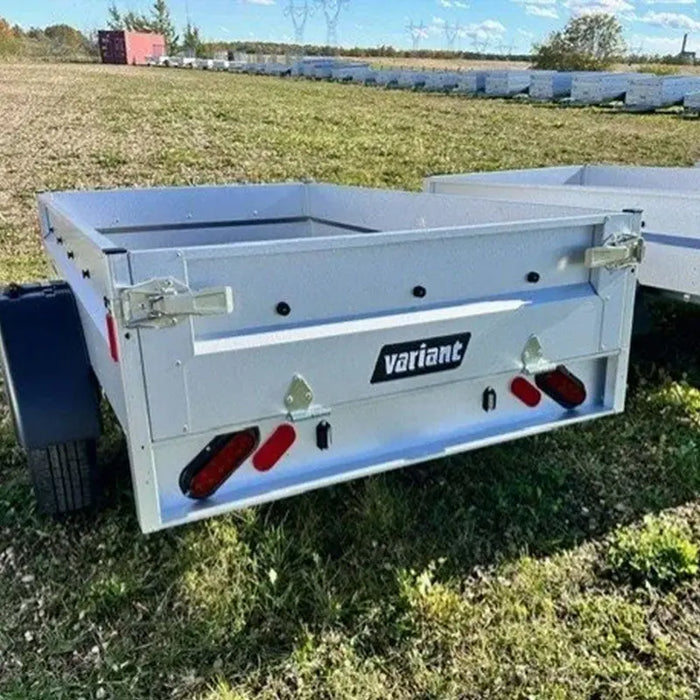 Variant 7’ Heavy Duty Utility Tilt Trailer, 4.2’x7’ Tilt Bed, Removable Tailgate, MFR #: S205Tilt, Made in Canada
