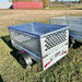Variant 7’ Heavy Duty Utility Tilt Trailer with Extended Mesh Sides & Net Cover, Removable Tailgate, 4.2’x7’ Tilt Bed, MFR #: S205Tiltmesh, Made in Canada