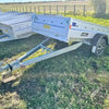 Variant 9’ Heavy Duty Utility Tilt Trailer with Ramp, 5’ x 9’ Inner Box, MFR #: 754Tilt, Made in Canada TMG-VT2456